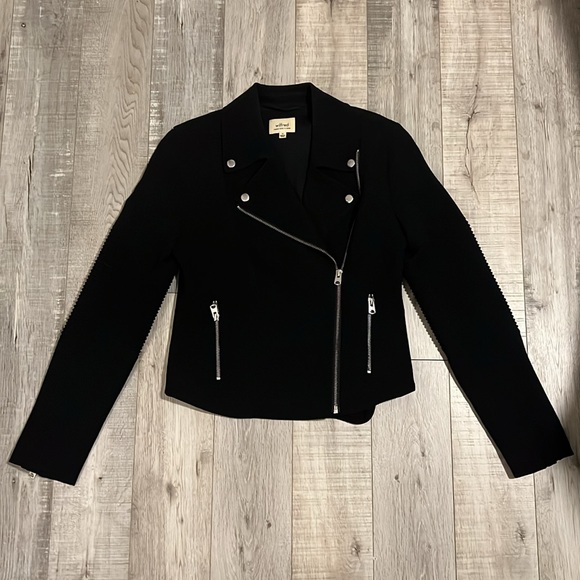 Aritzia Wilfred Montesson Moto Crepe Jacket - Picture 4 of 14